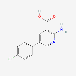 2-Amino-5-(4-chlorophenyl)nicotinic acid, 95%