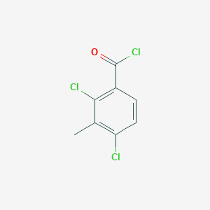 molecular formula C8H5Cl3O B6302697 2,4-Dichloro-3-methylbenzoyl chloride CAS No. 82682-60-8