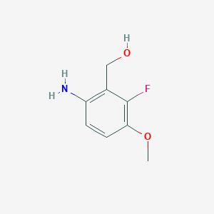 molecular formula C8H10FNO2 B6302809 (6-Amino-2-fluoro-3-methoxyphenyl)methanol CAS No. 2166321-37-3