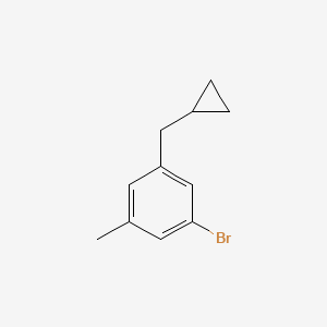 1-Bromo-3-(cyclopropylmethyl)-5-methylbenzene