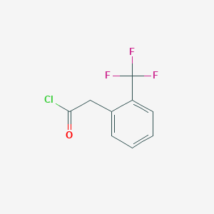 molecular formula C9H6ClF3O B6302857 2-(Trifluoromethyl)phenylacetyl chloride CAS No. 130497-31-3