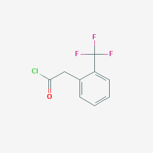 molecular formula C9H6ClF3O B6302857 2-(三氟甲基)苯乙酰氯 CAS No. 130497-31-3