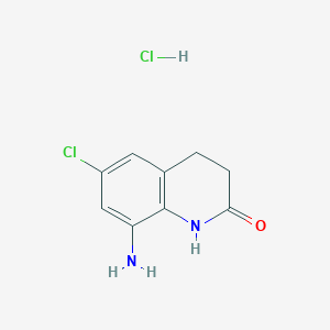 8-Amino-6-chloro-3,4-dihydroquinolin-2(1H)-one hydrochloride