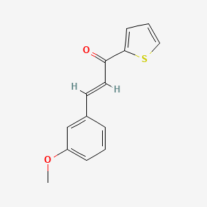 molecular formula C14H12O2S B6302930 (2E)-3-(3-Methoxyphenyl)-1-(thiophen-2-yl)prop-2-en-1-one CAS No. 1268267-53-3