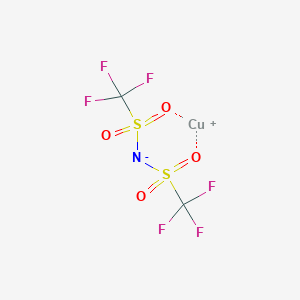 molecular formula C2CuF6NO4S2 B6302946 Copper bis(trifluoromethylsulfonyl)imide CAS No. 291300-50-0