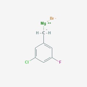 3-Chloro-5-fluorobenzylmagnesium bromide