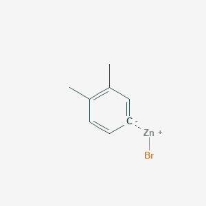 molecular formula C8H9BrZn B6303012 3,4-Dimethylphenylzinc bromide, 0.50 M in THF CAS No. 869683-41-0