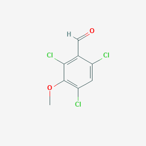 molecular formula C8H5Cl3O2 B6303021 2,4,6-Trichloro-3-methoxybenzaldehyde CAS No. 704899-49-0