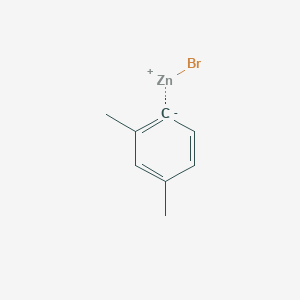molecular formula C8H9BrZn B6303029 2,4-Dimethylphenylzinc bromide, 0.50 M in THF CAS No. 869683-42-1