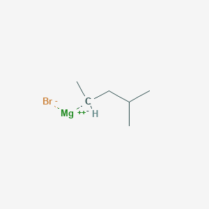 molecular formula C6H13BrMg B6303034 4-Methyl-2-pentylmagnesium bromide, 0.25 M in 2-MeTHF CAS No. 68941-77-5