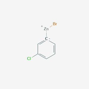 molecular formula C6H4BrClZn B6303077 3-Chlorophenylzinc bromide, 0.50 M in THF CAS No. 339333-73-2