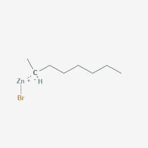 molecular formula C8H17BrZn B6303104 2-Octylzinc bromide, 0.50 M in THF CAS No. 211757-50-5
