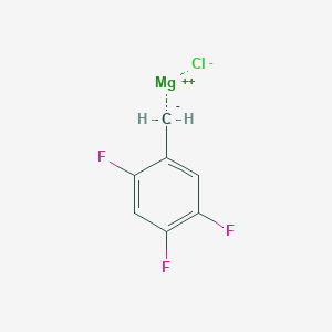 molecular formula C7H4ClF3Mg B6303176 (2,4,5-Trifluorobenzyl)magnesium chloride, 0.25 M in THF CAS No. 1245917-38-7