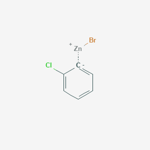 molecular formula C6H4BrClZn B6303179 2-Chlorophenylzinc bromide, 0.50 M in THF CAS No. 1256782-32-7