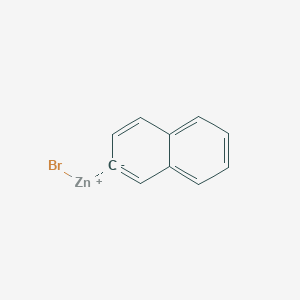 molecular formula C10H7BrZn B6303192 2-Naphthylzinc bromide, 0.50 M in THF CAS No. 1246026-65-2