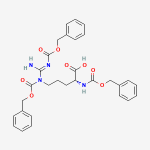 molecular formula C30H32N4O8 B6303217 Z-D-Arg(Z)2-OH CAS No. 104321-57-5