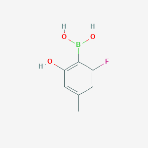 2-Fluoro-6-hydroxy-4-methylphenylboronic acid