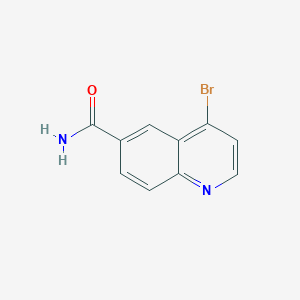 molecular formula C10H7BrN2O B6303248 4-Bromoquinoline-6-carboxamide CAS No. 2383346-49-2