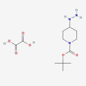 molecular formula C12H23N3O6 B6303261 1-Boc-4-Hydrazinylpiperidine oxalate CAS No. 2108550-78-1
