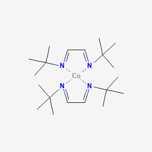 molecular formula C20H40CoN4 B6303273 Bis(1,4-di-t-butyl-1,3-diazabutadienyl)cobalt(II) Co(DAD)2, min. 98% (99.999%-Co) CAS No. 177099-51-3