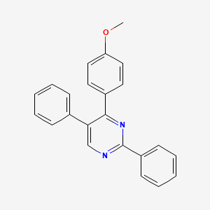 molecular formula C23H18N2O B6303337 2,5-Diphenyl-4-(4-methoxyphenyl)pyrimidine CAS No. 1810761-18-2