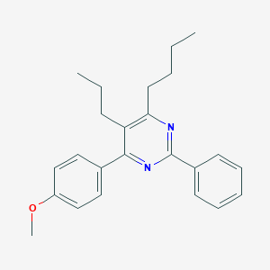 2-Phenyl-4-(4-methoxyphenyl)-5-ethyl-6-butylpyrimidine