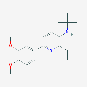 2-Ethyl-6-(3,4-dimethoxylphenyl)-3-tert-butylamino-pyridine