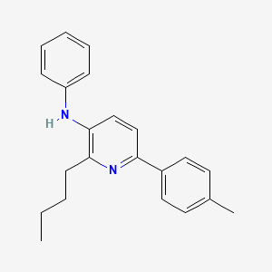 molecular formula C22H24N2 B6303406 2-Butyl-6-(4-methylphenyl)-3-phenylamino-pyridine CAS No. 2055683-33-3