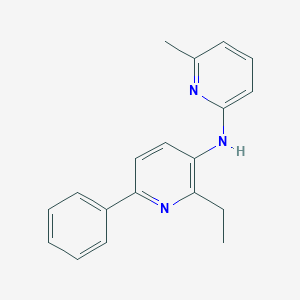 2-Ethyl-6-phenyl-3-(6-methyl-2-pyridinylamino)-pyridine