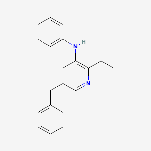 molecular formula C20H20N2 B6303428 2-Ethyl-5-benzyl-3-phenylamino-pyridine CAS No. 2055683-24-2