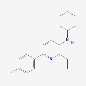 molecular formula C20H26N2 B6303434 2-Ethyl-6-(4-methylphenyl)-3-cyclohexylamino-pyridine CAS No. 2055683-32-2