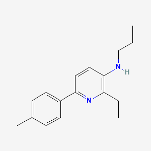 molecular formula C17H22N2 B6303438 2-Ethyl-6-(4-methylphenyl)-3-propylamino-pyridine CAS No. 2055683-31-1