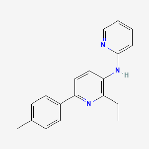 molecular formula C19H19N3 B6303440 2-Ethyl-6-(4-methylphenyl)-3-(2-pyridinylamino)-pyridine CAS No. 2055683-27-5