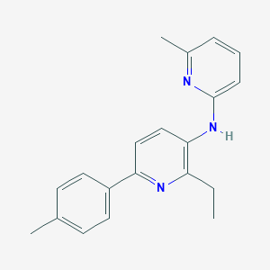 2-Ethyl-6-(4-methylphenyl)-3-(6-methyl-2-pyridinylamino)-pyridine