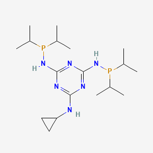 N2,N4-Bis(diisopropylphosphino)-6-cyclopropylamino-1,3,5-triazine-2,4-diamine