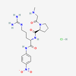 molecular formula C20H31ClN8O5 B6303593 Sar-Pro-Arg-pNA Hydrochloride CAS No. 210158-97-7