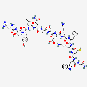 molecular formula C80H117N21O20S B6303600 HSV-1-amide UL 26 Open Reading Frame (242-255) CAS No. 396716-24-8
