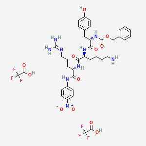 molecular formula C39H47F6N9O12 B6303602 Z-Tyr-Lys-Arg-pNA 2TFA CAS No. 385437-11-6