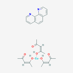 molecular formula C27H32EuN2O6 B6303748 Tris(acetylacetonato)(1,10-phenanthroline)europium(III);  98% CAS No. 17568-09-1