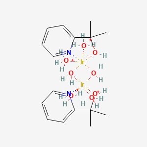 [2-(Pyridine-2-yl)-2-propanato]iridium(IV) dimer solution 97% (1 mM in 0.1 Molar aqueous NaIO3)