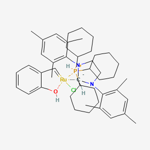molecular formula C46H67ClN2OPRu B6303774 LatMet催化剂 CAS No. 1407229-58-6