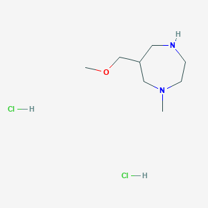 6-(Methoxymethyl)-1-methyl-1,4-diazepane dihydrochloride;  95%