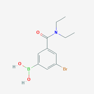 5-Bromo-3-(N,N-diethylaminocarbonyl)phenylboronic acid