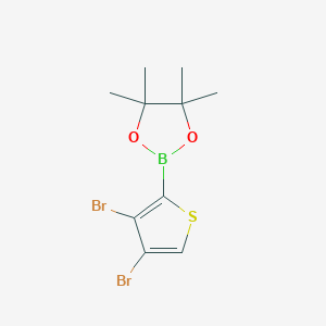 3,4-Dibromothiophene-2-boronic acid pinacol ester