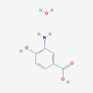 molecular formula C7H9NO4 B6303961 3-氨基-4-羟基苯甲酸水合物 CAS No. 1226975-96-7