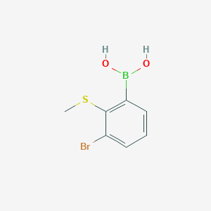 3-Bromo-2-(methylthio)phenylboronic aicd