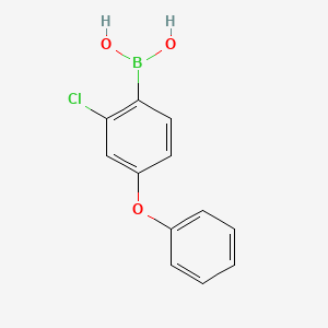 molecular formula C12H10BClO3 B6304156 2-Chloro-4-(phenoxy)phenylboronic acid CAS No. 2121514-55-2