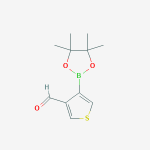 molecular formula C11H15BO3S B6304254 3-Formylthiophene-4-boronic acid pinacol ester CAS No. 2121511-75-7