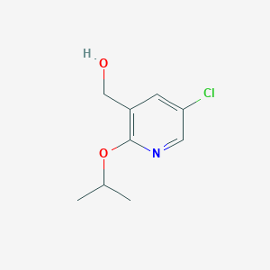 molecular formula C9H12ClNO2 B6304322 (5-氯-2-异丙氧基吡啶-3-基)-甲醇 CAS No. 1826110-07-9
