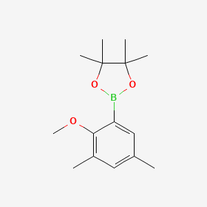 molecular formula C15H23BO3 B6304392 3,5-Dimethyl-2-methoxyphenylboronic acid pinacol ester CAS No. 2121512-20-5